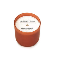 Load image into Gallery viewer, Cedar + Tobacco Candle | Dignity Series by Calyan Wax