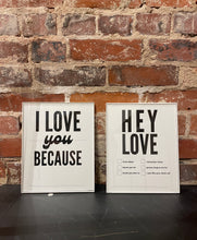 Load image into Gallery viewer, Dry Erase Framed LOVE Prints
