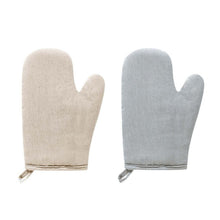 Load image into Gallery viewer, Linen Oven Mitt