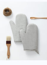 Load image into Gallery viewer, Linen Oven Mitt