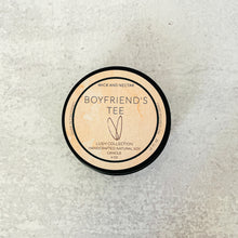 Load image into Gallery viewer, Boyfriend's Tee 4oz Soy Candle Tin