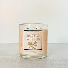 Load image into Gallery viewer, Rustic Woods 10oz Natural Botanical Candle