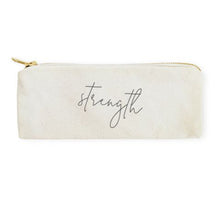 Load image into Gallery viewer, Strength | Cotton Canvas Pencil Case and Travel Pouch