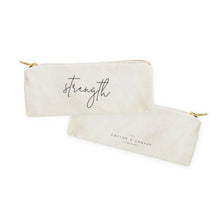 Load image into Gallery viewer, Strength | Cotton Canvas Pencil Case and Travel Pouch