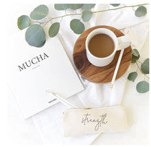 Load image into Gallery viewer, Strength | Cotton Canvas Pencil Case and Travel Pouch