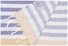 Load image into Gallery viewer, La'Hammam Magnolia Turkish Cotton Peshtemal | Yellow