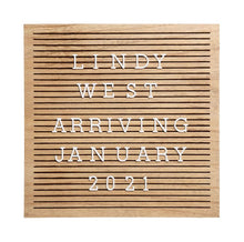 Load image into Gallery viewer, Natural Wood Letterboard