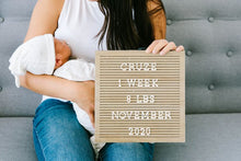 Load image into Gallery viewer, Natural Wood Letterboard
