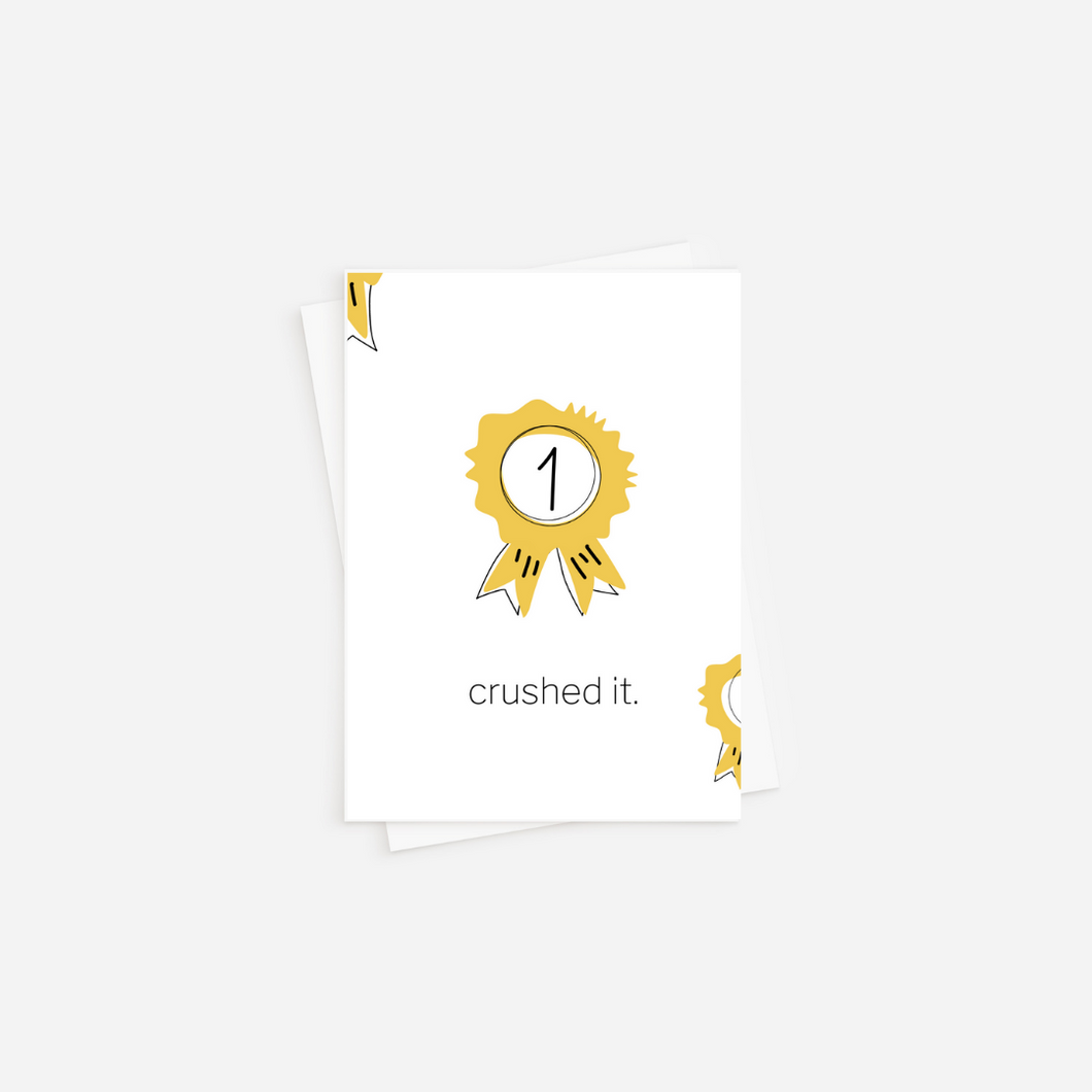Crushed It | Greeting Card