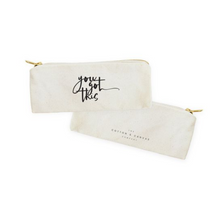 Load image into Gallery viewer, You Got This | Cotton Canvas Pencil Case and Travel Pouch
