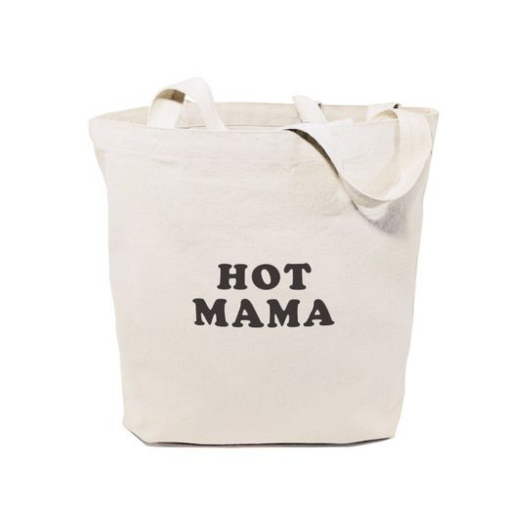 Hot Mama | Cotton Canvas Tote Bag