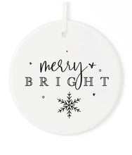 Load image into Gallery viewer, Merry + Bright | Porcelain Ornament
