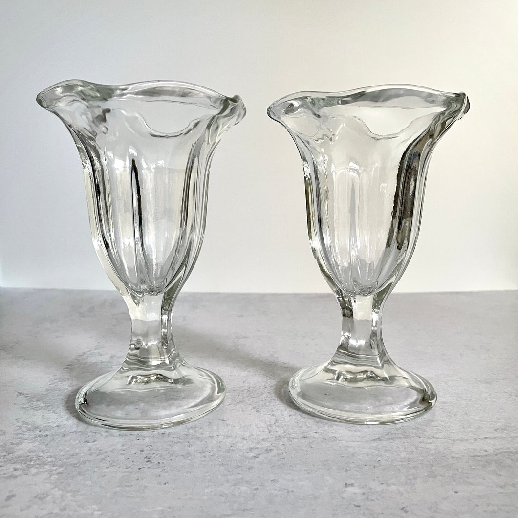Glass Sundae Cups | Set of 2