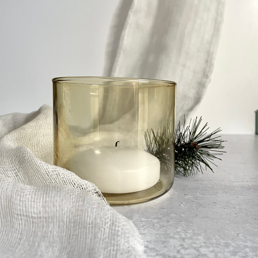 Arylide Yellow | Glass Candle Holder