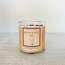 Load image into Gallery viewer, Boyfriend&#39;s Tee 10oz Natural Botanical Candle

